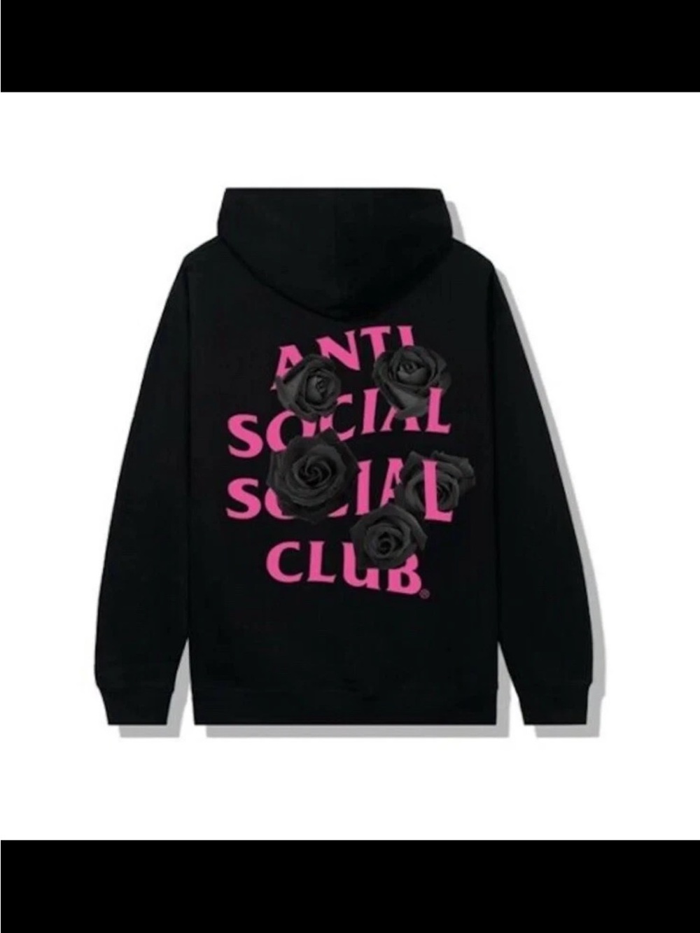 Anti Social Social Club Corn Cheese Hoodie 'Black' size XL
